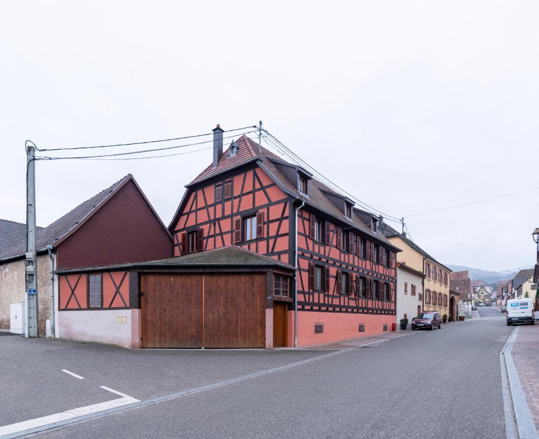 A L'Oree Des Vignes, Gite Classe 3 Etoiles Au Centre De La Route Des Vins D'Alsace ออร์ชวิลแลร์ ภายนอก รูปภาพ